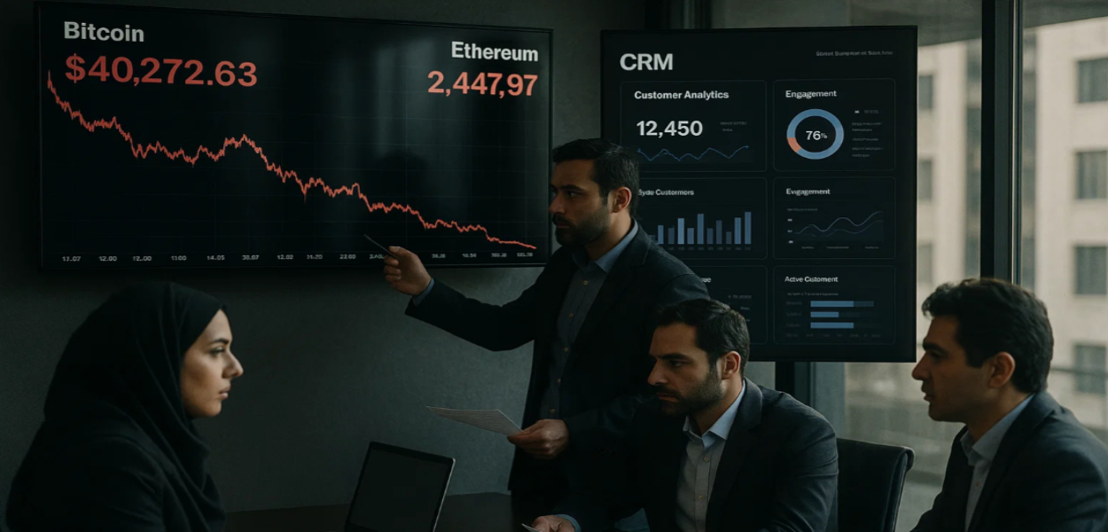 ریزش اخیر بازار رمزارز و تأثیر آن بر رفتار مشتریان و استراتژی CRM کسب‌وکارها